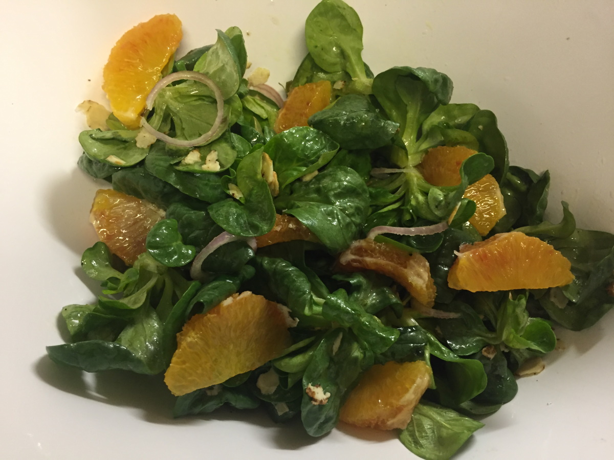 Feldsalat mit Blutorange und Erdmandel – GVG – Voigt-Gempp